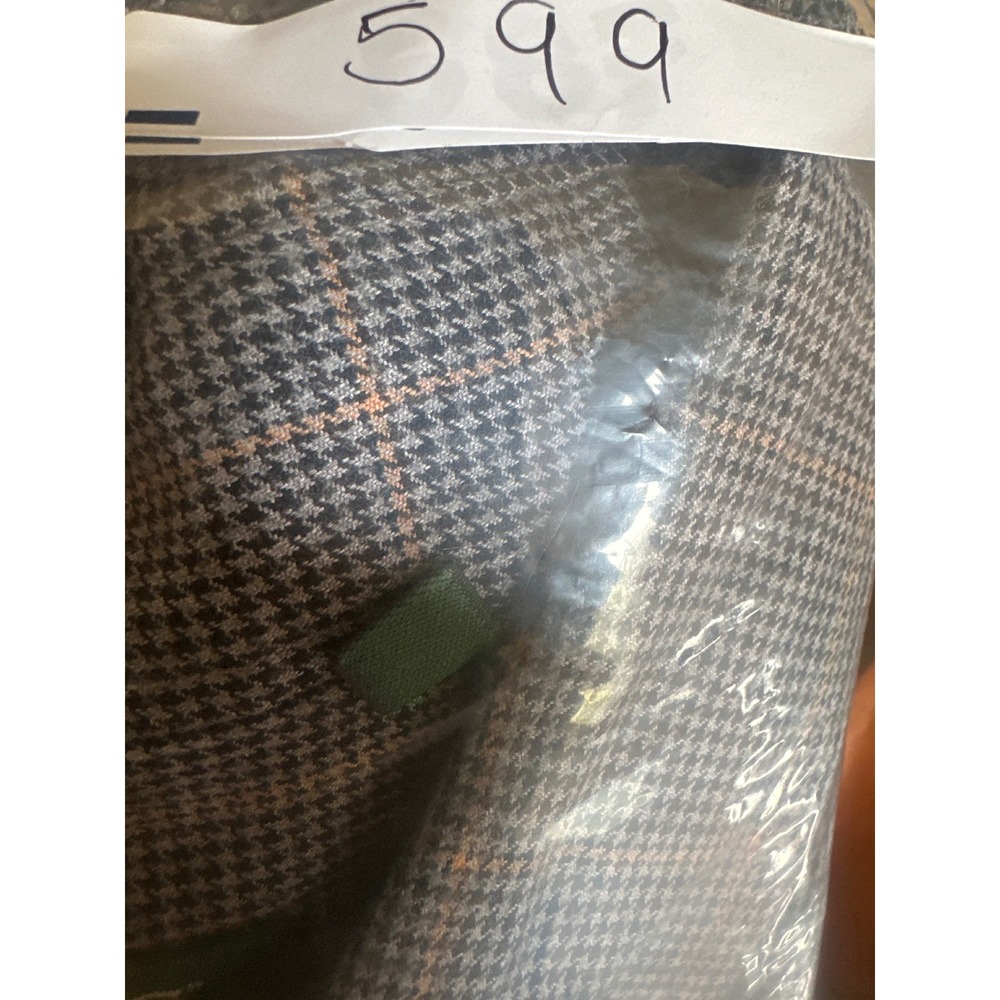 Orvis Mens‎ XL Classic Fit Tri-Blend Wool Cotton Houndstooth Plaid Button Down - Picture 9 of 9